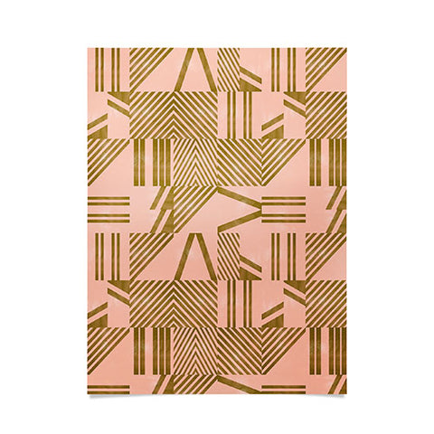 Marta Barragan Camarasa Modern pink tile Poster