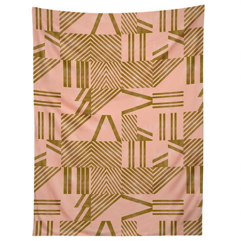 Marta Barragan Camarasa Modern pink tile Tapestry