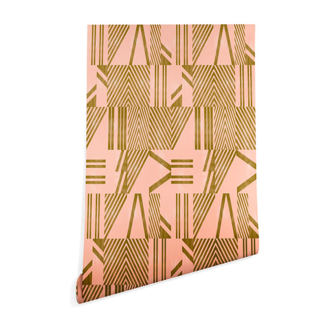 Marta Barragan Camarasa Modern pink tile Wallpaper