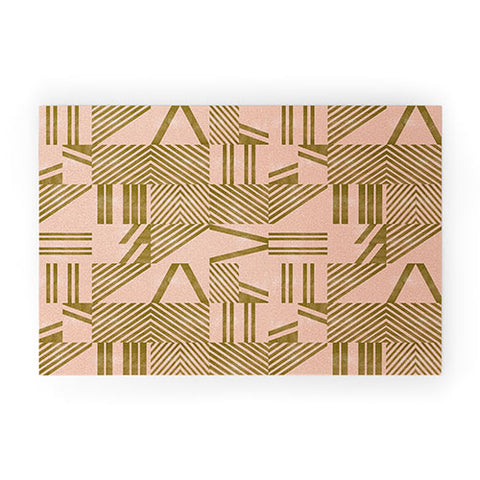 Marta Barragan Camarasa Modern pink tile Welcome Mat