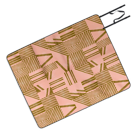 Marta Barragan Camarasa Modern pink tile Picnic Blanket