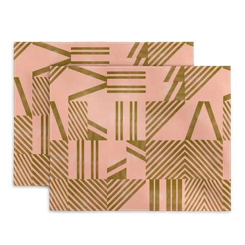 Marta Barragan Camarasa Modern pink tile Placemat