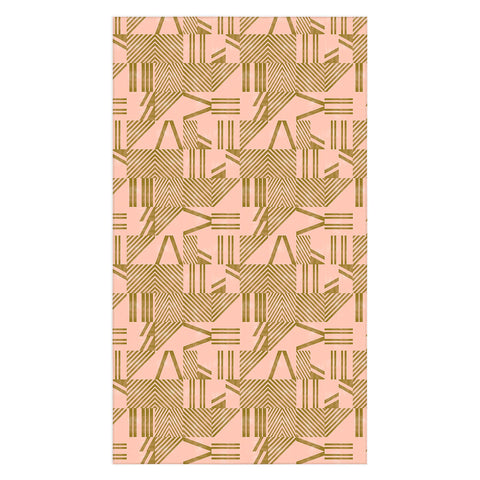 Marta Barragan Camarasa Modern pink tile Tablecloth