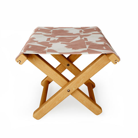 Marta Barragan Camarasa Modern pink tiles Folding Stool