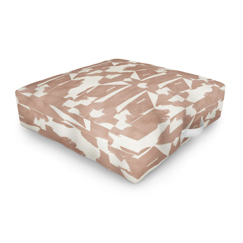 Marta Barragan Camarasa Modern pink tiles Outdoor Floor Cushion