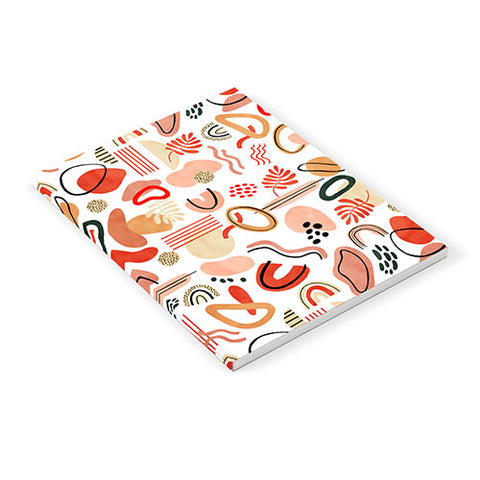 Marta Barragan Camarasa Modern reddish abstract shapes Notebook