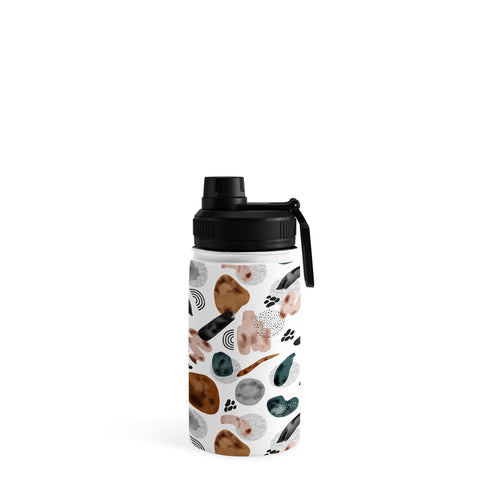 Marta Barragan Camarasa Modern shapes and points Water Bottle