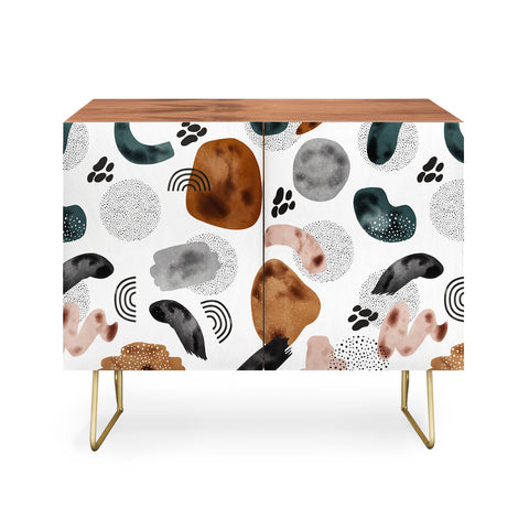 Marta Barragan Camarasa Modern shapes and points Credenza