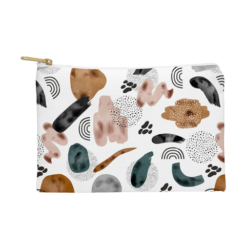 Marta Barragan Camarasa Modern shapes and points Pouch