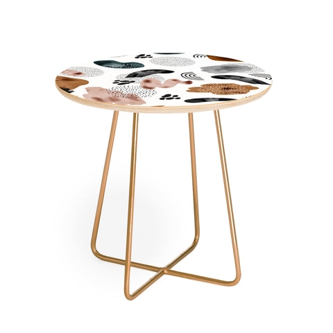 Marta Barragan Camarasa Modern shapes and points Round Side Table