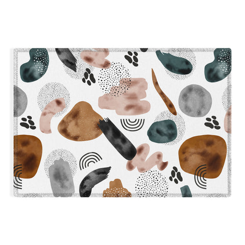 Marta Barragan Camarasa Modern shapes and points Outdoor Rug