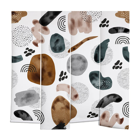 Marta Barragan Camarasa Modern shapes and points Wall Mural