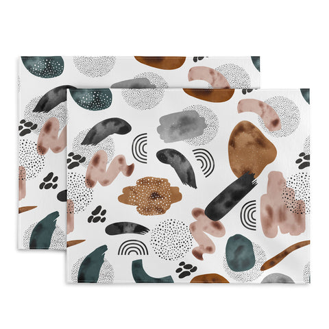 Marta Barragan Camarasa Modern shapes and points Placemat