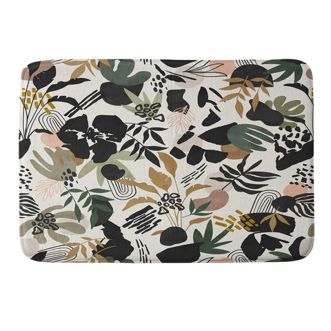 Marta Barragan Camarasa Modern simple jungle 50 Memory Foam Bath Mat