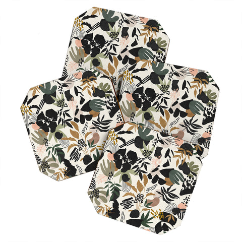 Marta Barragan Camarasa Modern simple jungle 50 Coaster Set