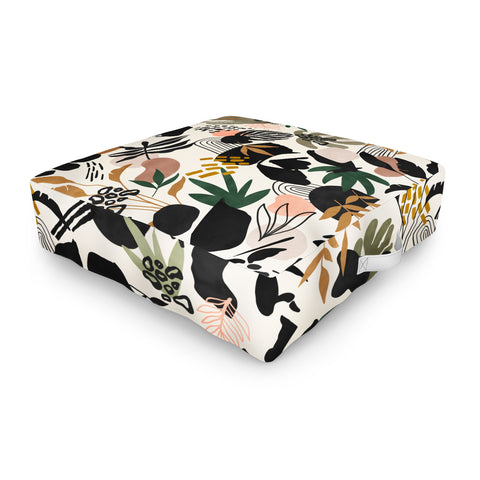 Marta Barragan Camarasa Modern simple jungle 50 Outdoor Floor Cushion