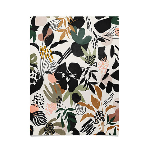 Marta Barragan Camarasa Modern simple jungle 50 Poster