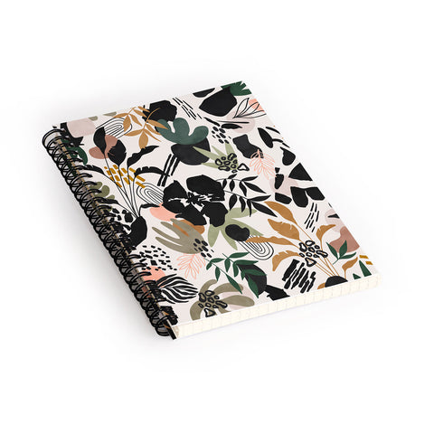 Marta Barragan Camarasa Modern simple jungle 50 Spiral Notebook