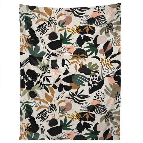 Marta Barragan Camarasa Modern simple jungle 50 Tapestry