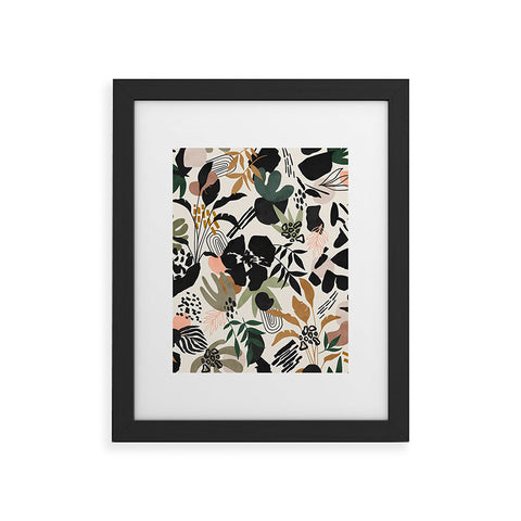 Marta Barragan Camarasa Modern simple jungle 50 Framed Art Print