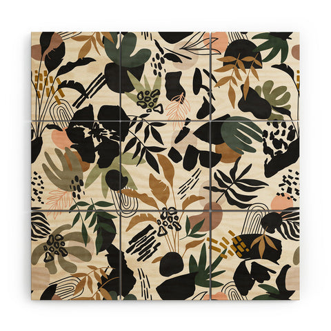 Marta Barragan Camarasa Modern simple jungle 50 Wood Wall Mural