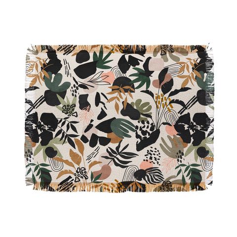 Marta Barragan Camarasa Modern simple jungle 50 Throw Blanket