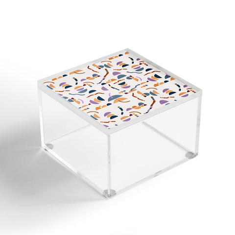 Marta Barragan Camarasa Modern simple shapes pattern Acrylic Box