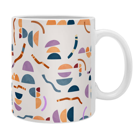 Marta Barragan Camarasa Modern simple shapes pattern Coffee Mug