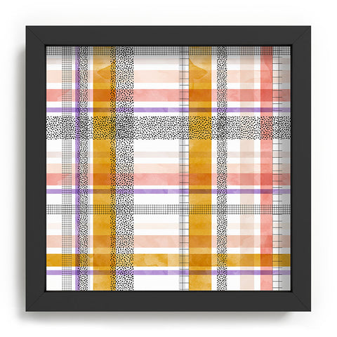 Marta Barragan Camarasa Modern tartan 22 Recessed Framing Square