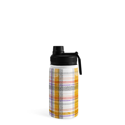 Marta Barragan Camarasa Modern tartan 22 Water Bottle