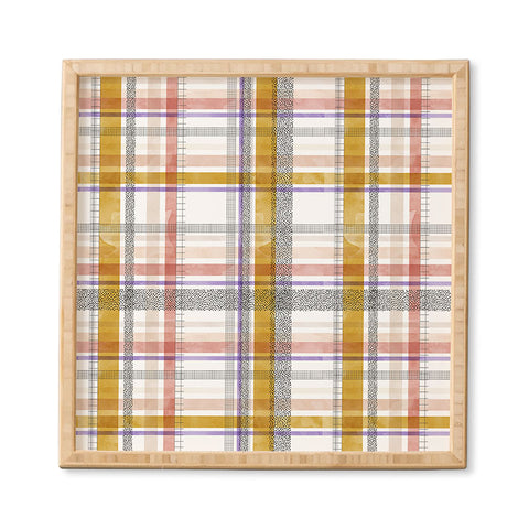 Marta Barragan Camarasa Modern tartan 22 Framed Wall Art