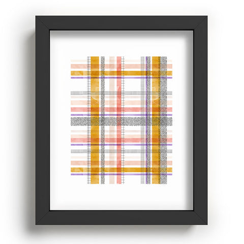 Marta Barragan Camarasa Modern tartan 22 Recessed Framing Rectangle