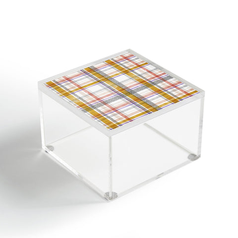 Marta Barragan Camarasa Modern tartan 22 Acrylic Box