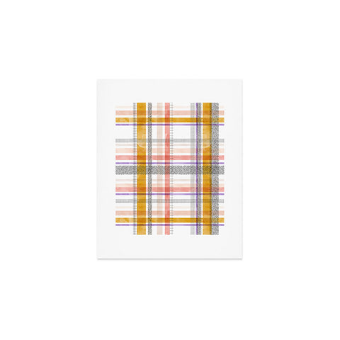 Marta Barragan Camarasa Modern tartan 22 Art Print