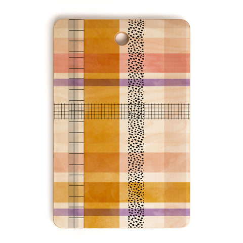 Marta Barragan Camarasa Modern tartan 22 Cutting Board Rectangle