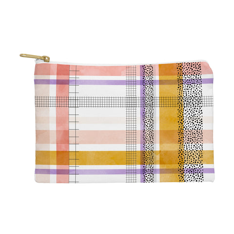 Marta Barragan Camarasa Modern tartan 22 Pouch