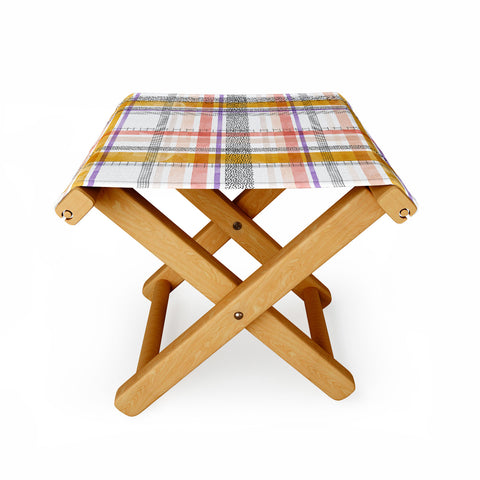 Marta Barragan Camarasa Modern tartan 22 Folding Stool