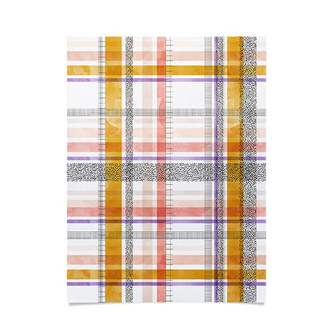 Marta Barragan Camarasa Modern tartan 22 Poster