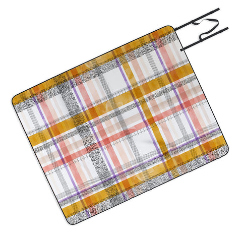 Marta Barragan Camarasa Modern tartan 22 Picnic Blanket