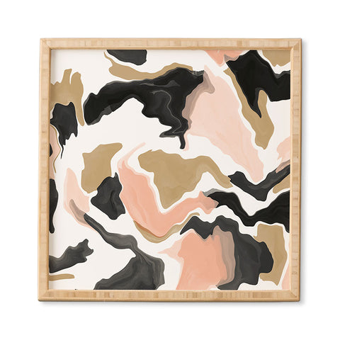 Marta Barragan Camarasa Modern terrazzo detail 36 Framed Wall Art