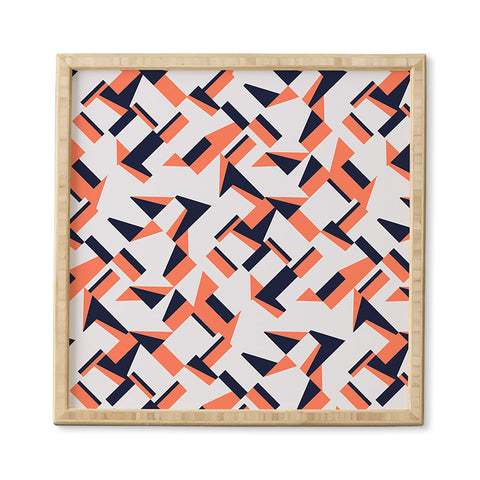 Marta Barragan Camarasa Modern tile geometric Framed Wall Art