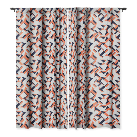 Marta Barragan Camarasa Modern tile geometric Blackout Window Curtain