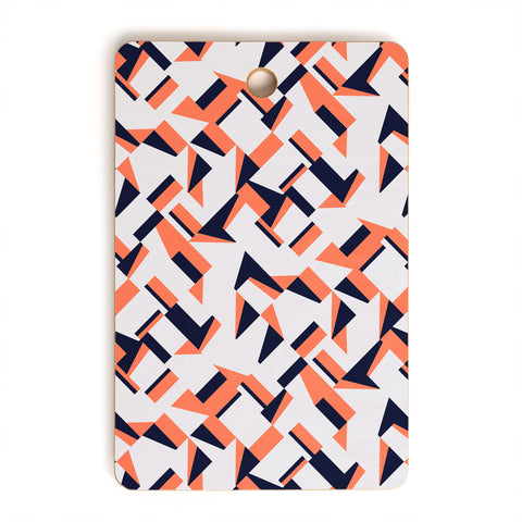 Marta Barragan Camarasa Modern tile geometric Cutting Board Rectangle
