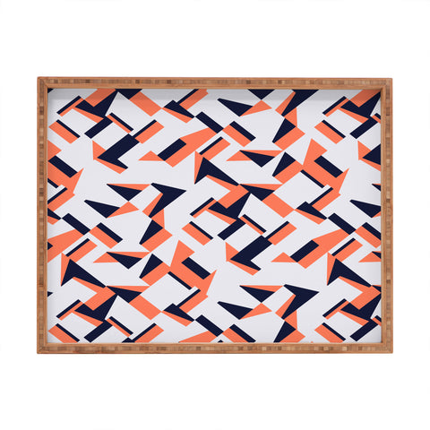 Marta Barragan Camarasa Modern tile geometric Rectangular Tray