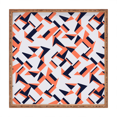 Marta Barragan Camarasa Modern tile geometric Square Tray