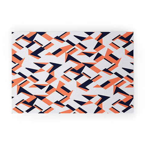 Marta Barragan Camarasa Modern tile geometric Welcome Mat