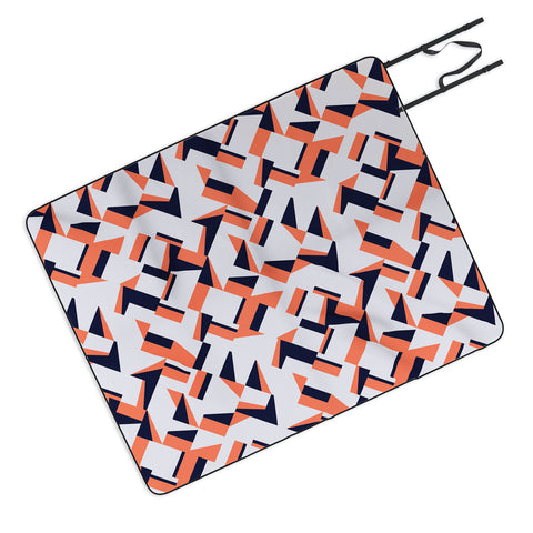 Marta Barragan Camarasa Modern tile geometric Picnic Blanket