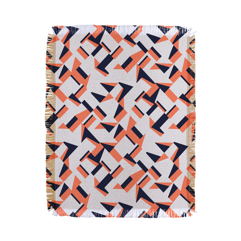 Marta Barragan Camarasa Modern tile geometric Throw Blanket
