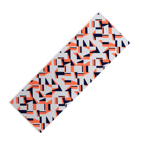 Marta Barragan Camarasa Modern tile geometric Yoga Mat