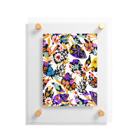 Marta Barragan Camarasa Modern tropical floral Floating Acrylic Print